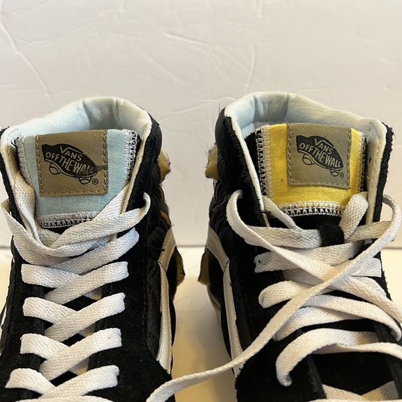 Rare Vans Sk8-Hi Mixed Quilting Core, Blue/Yellow Tongue 1966, Men 8, Women 9.5 - Picture 7 of 9